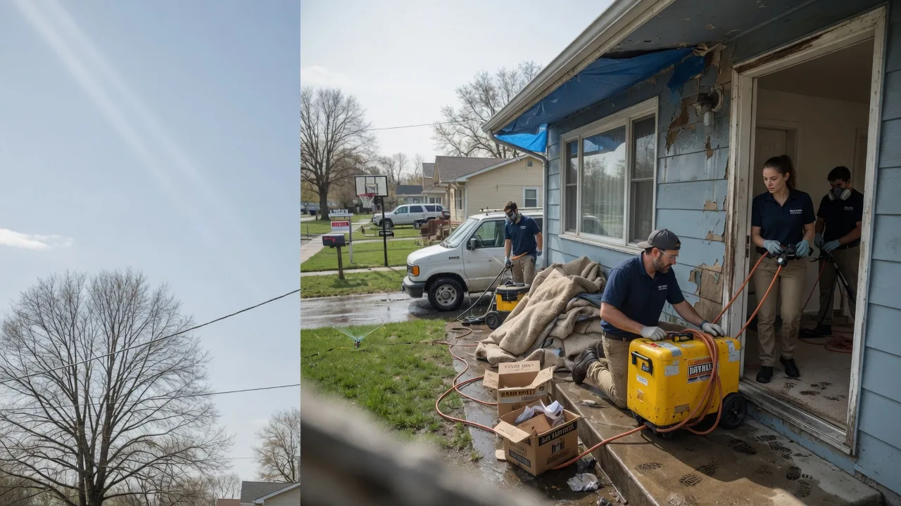Basement Flood Cleanup in North Bloomfield, OH near me